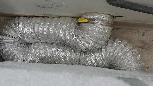 Dryer Vent not installed correctly